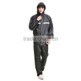 100% Water Proof Reflective Raincoat Hooded With Pants thumbnail-2