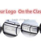 Customized Logo Clasps for Leather Bracelets Bio Magnetic Bracelet Genuine Mens Handmade Braided Leather Bracelet Quality Choice Mo thumbnail-5