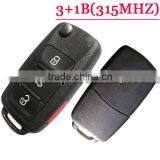 Best Quality 3+1 Button Flip Key 315MHZ For VW Toureg thumbnail-1