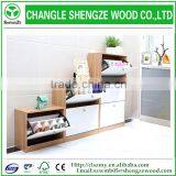 Sinple Design Wooden Shoe Cabinet Drawing thumbnail-2