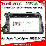Wecaro WC-SY7020 7" Android 4.4.4 WIFI 3G Touch Screen Car Dvd Player for Ssangyong Kyron Dvd Radio Gps Navigation 2006 - 2012 thumbnail-3