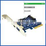 PCI-E Express Card USB 3.1 Type-C and Type-A PCI Express Card Gen II (10 Gbps) for Desktop PC