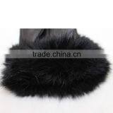 Ladies Sheepskin Guneine Leather Gloves With Fur thumbnail-4