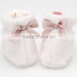 Japanese wholesale products cute and high quality toddler wear kids clothes boa booty with ribbon baby infant socks