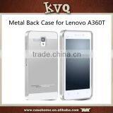 Black Hard Case For Lenovo S360t Metal Back Cover thumbnail-3