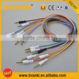 Fast Moving Consumer Goods 3.5mm Round Transparent Male to Male Audio Cable With Various Colors Crystal