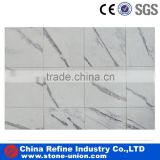 Polished Cheap China White Marble with grey veins
