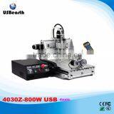 Hot Engraving Machine 4030Z-800W USB 4axis With Mach3 Wireless Handwheel Controller