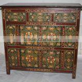 Chinese Antique Tibetan Cabinet
