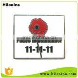 Lest We Forget Peace Symbol Cross Rememberance Day Poppy Lapel Pin Badge Set thumbnail-1