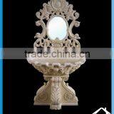 Classical Style Stone Pedestal Sink thumbnail-2