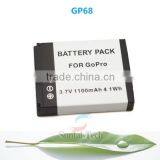 2016 Gopros Accessories for Gopros Battery for go Pro Heros 2/1 ,1100mAh,AHDBT-001 GP68