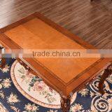 Dining Room Furniture Antique Carving Wooden Rectangle Dining Table thumbnail-2
