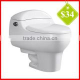 Cheap bathroom siphonic ceramic one piece toilet A-2022