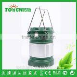 Green Color Rechargeable Lantern ABS Plastic Camping Lantern 3*AA Battery With Solar Charger Camp Lantern Light thumbnail-3