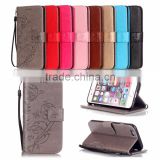 For iphone 6s case PU wallet leather case with stand with strap with inside TPU for iphone 6 Cell phone case