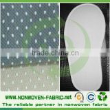 Nonwoven fabric with PVC dot raw material to manufacture slippers