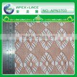 Fashion Trends Polyester Mesh Lace Fabric for Dress Making Lace Fabric APN3703