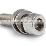 hex head of steel bolts with washer screw
