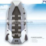 CE Authenticate PVC or Hypalon aluminum floor inflatable river boat