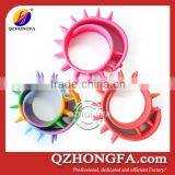 Cool Silicone Rubber Slap Bracelets With Nail Design thumbnail-2