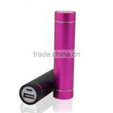 Promotional Metal Cylinder Power Bank Charger 1500mah,1800mah,2200mah,2600mah Accept Print Private Label thumbnail-4