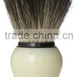 100% pure Badger shaving brush with cream resin handle