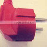 Russian Standard Angle Type 16A/250V Red Russian Electrical Plug