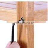 100% Natural Bamboo Bathroom Tower 5-Shelf Towel Storage Rack Shelving Bathroom Accessory thumbnail-4