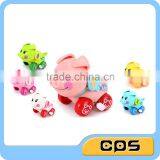 Plastic Wind up Pig Toy in Display Box thumbnail-2