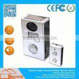 Home Security Ccd Camera Sd Card Recording Solar Camera Alarm With Video Record and Solar Panel