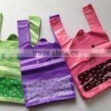 Cheap Plastic Lovely T-shirt Bag Shopping Lovely Plastic Bag thumbnail-2