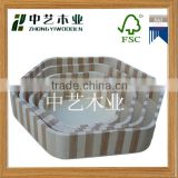 2014 high quality wooden soup bowls and plates for sale