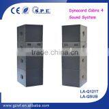 SPE Audio High Power Pro Array Speaker Cobra 4 System LA-Q121T With LA-QSUB