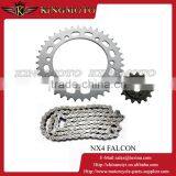 38-55 Teeth High Quality Alloy 7075 T6 Aluminum Motorcycle Chain And Sprocket Set For KINGMOTO thumbnail-3