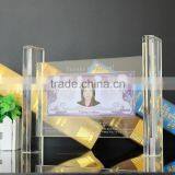 Crystal Glass Picture Photos Frame