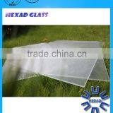 NICE QUALITY High Light Transmittance 3.2mm Matt/Matt Ultra Clear Tempered Glass thumbnail-1