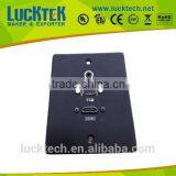Mutifunctional VGA+HDMI+AUDIO Hotel Wall Socket Faceplate thumbnail-1