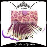 18 Pieces Rose Style Makeup Brushes Professional thumbnail-1