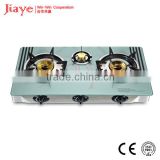 Table Gas hob with 7mm Tempered glass/ 3 brass burner Gas stove