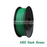 Mini 3d Printer Material Filament ABS 1.75mm/3.0mm 3D Printer Dark Green