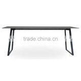 Modern Metal Dining Table, Restaurant Table 120cm thumbnail-2