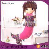 Hot Selling High Quality Birthday Present Mermaid Plush Toy Baby Doll thumbnail-1