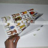 Customized Plastic Folder With 3 Insertions , A4 Size L Shape pp File Folders