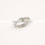 Simple Swirl Marks Finger Ring Without Stone thumbnail-5