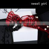 Fashion Girls Korean Classical Stripe Bow Elastic Hair Band/Hair Ties/Hair Rope-f62 thumbnail-2