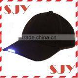 Custom Baseball Cap With Led Lights on the Visor thumbnail-1