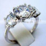 cz Silver Ring QCR035 thumbnail-1
