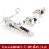 Guangzhou Promotional and Fancy Custom Metal Cufflinks and Tie Clip