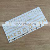 10x21cm Sheet Free Samples Bangles Sticker Temporary Metallic Tattoo thumbnail-1